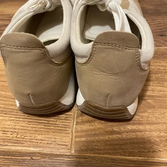 MIA Rafa Beige and White Sneakers - Picture 3 of 5